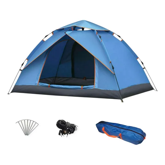 Carpa Autoarmable Plegable Para Acampar De 3 A 4 Personas
