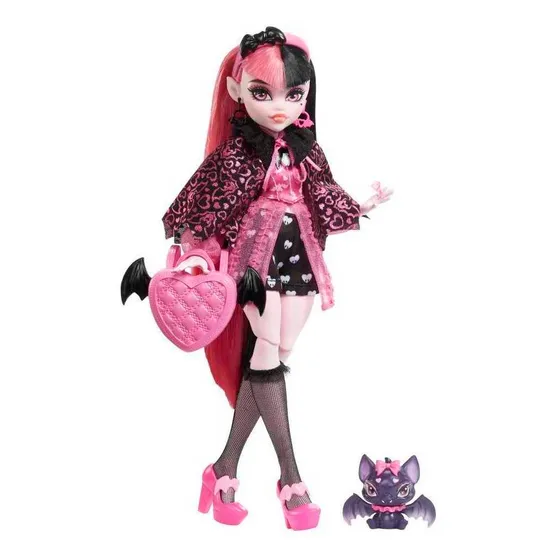Mattel Monster High Muñeca Draculaura Moda Con Accesorios