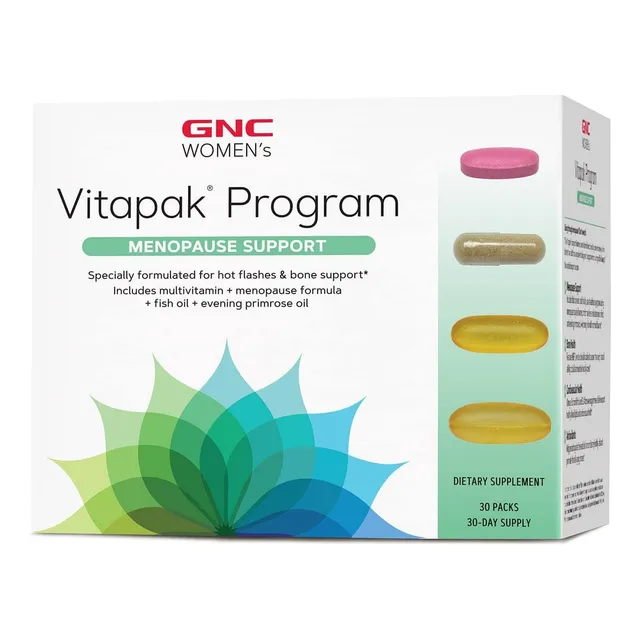 Multivitamínico Apoyo A La Menopausia Vitapak Gnc 30 Packs