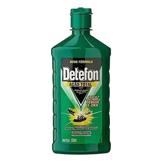 Inseticida Líquido Ação Total Detefon Frasco 500ml