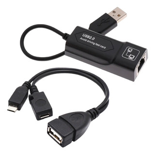 Adaptador Otg Combo Usb Y Ethernet Para Fire Stick Tv Box Adaptador Otg Combo Usb Y Ethernet Para Fire Stick Tv Box