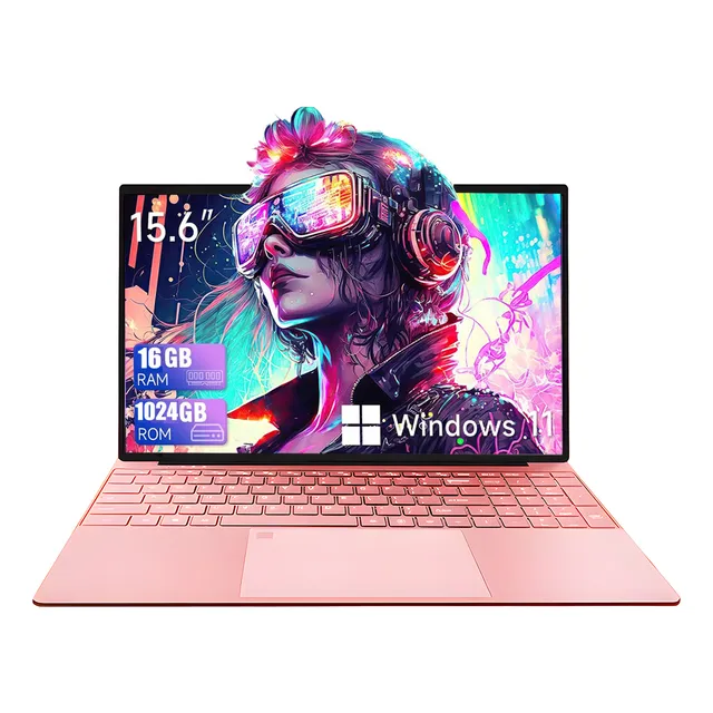 Laptop Intel Celeron Ddr4 16 Gb Ram 1024 Gb Ssd  Rosa 15.6 