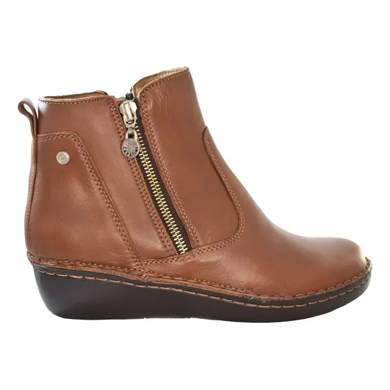 Bota Botineta Confort Cavatini Cuero Mujer Celine Pinkerton