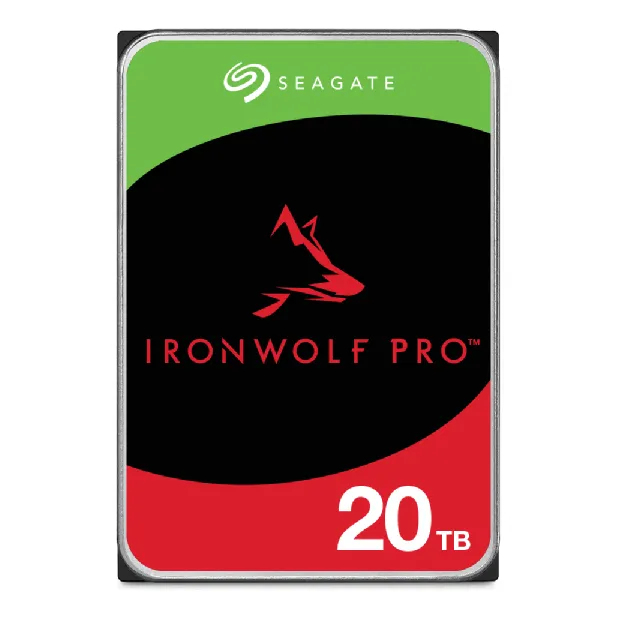 Disco Duro Para Nas Seagate Ironwolf Pro, 20tb, St20000nt001 Rojo