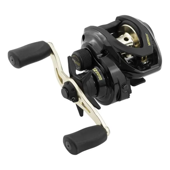 Marine Sports VERSUS 12000 GTS carretilha cor preto manivela esquerdo