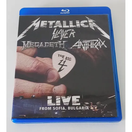Blu-ray The Big 4 Live From Sofia Bulgaria - Duplo Nacional