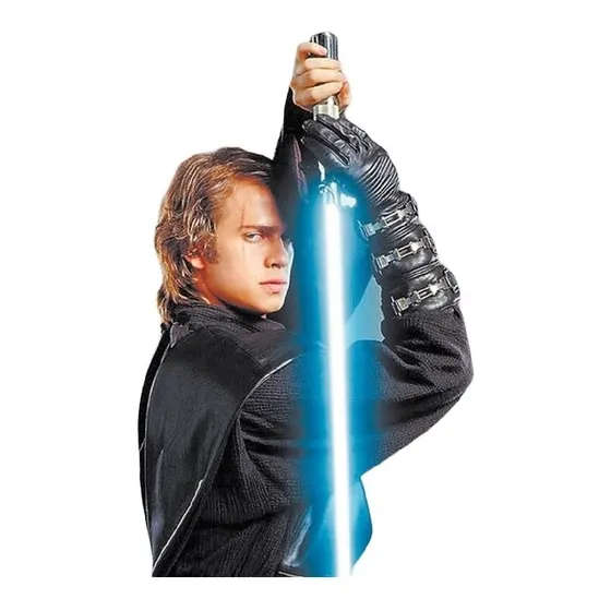 Star Wars Espada Laser Extendible Retractil Con Luz Sonido  