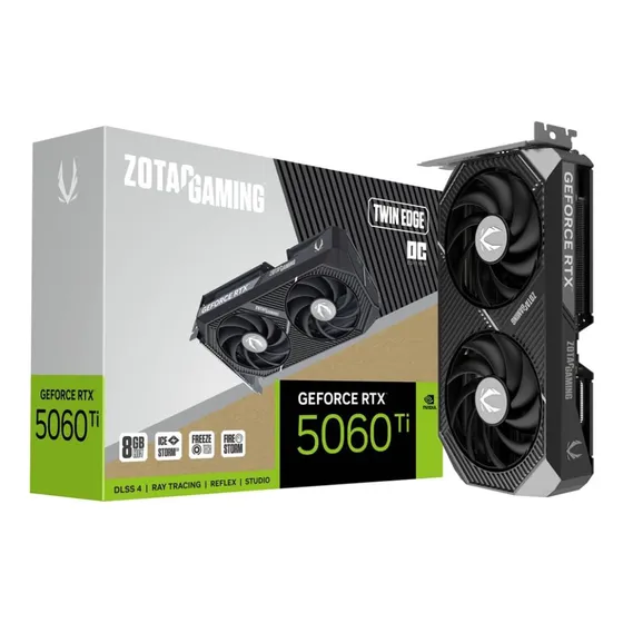 Placa De Video Geforce Rtx 5060 Ti 8gb Zotac Twin Edge Oc