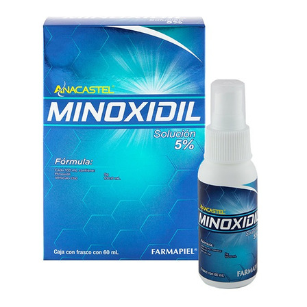  Líquido Anacastel Minoxidil Genérico 5% de 60mL