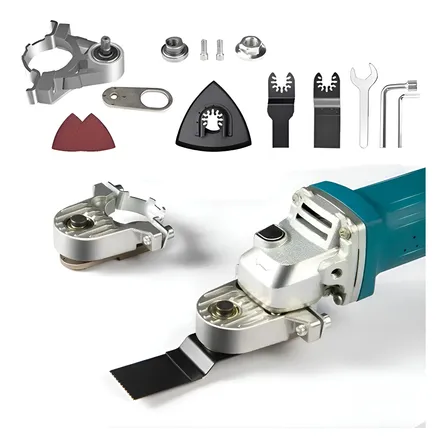 Adaptador Lâmina Oscilante Corte Esmerilhadeira Rebarbadora Prateado