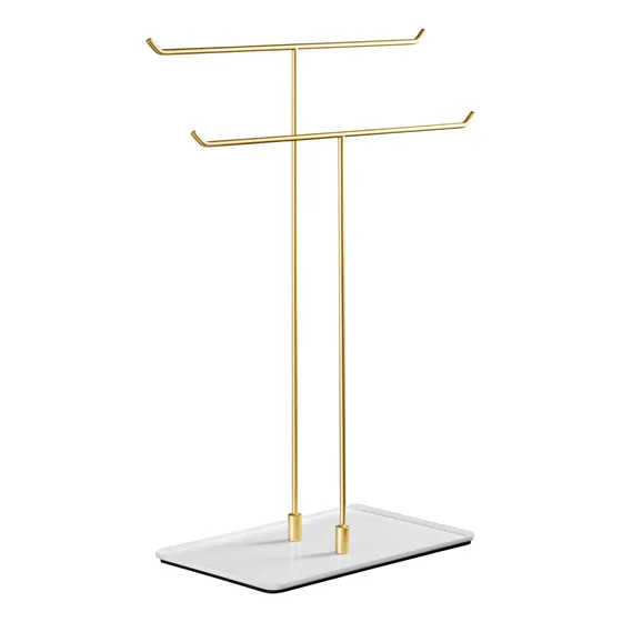 Organizador De Metal, Color Dorado, Para Decoración Hogar
