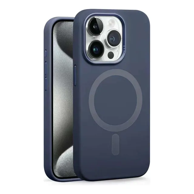 Funda Silicon Case Para iPhone Compatible Con Magsafe 