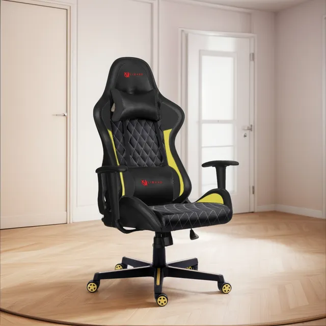 Silla Gamer X-lizzard Negro/amarillo Xzz-sg-06 - Gaming