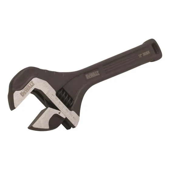 Llave Inglesa Ajustable 12 Tougt Coat Dewalt Dwht80269 Color Negro
