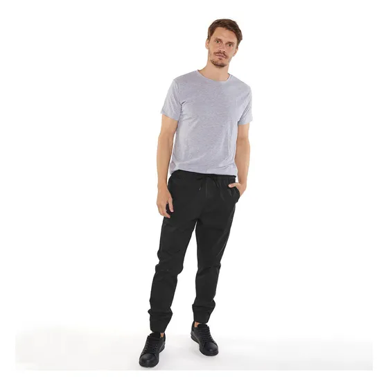 Pantalon Jogger De Gabardina
