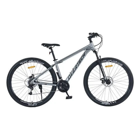 Bicicleta Mtb Overtech Q6 R29 Aluminio 21v Freno A Disco 12x Color Gris/negro Tamaño Del Cuadro L