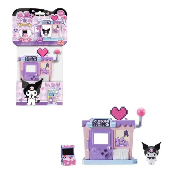 Keeppley Sanrio Kuromi - Set Armable Casa Rebelde Apilable
