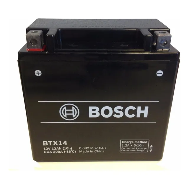 Bateria Bosch Ytx14-bs Btx14 Gel Agm Bmw F650 Gs Plan