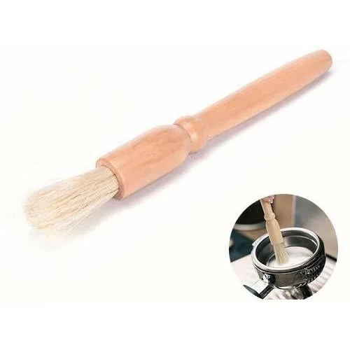Grinder Cleaning Brush Wood Handle Natural Bristle Pastry