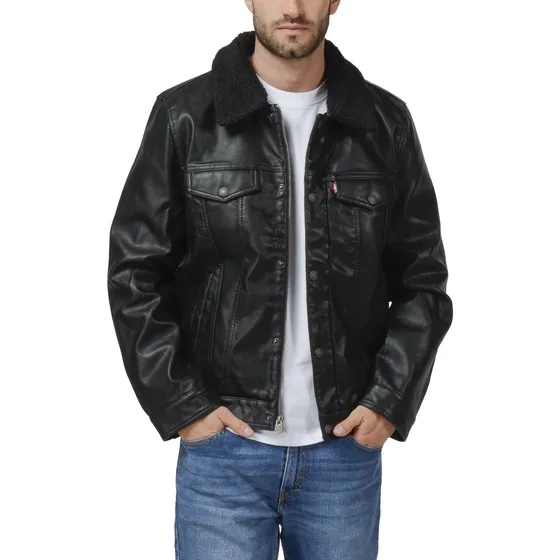 Casaca Hombre Removable Sherpa Negro Levis 59491-0485