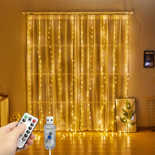 Cortinas Serie Luces Usb 8 Modelo 300 Led 3x3m Cortinas Serie Luces Usb 8 Modelo 300 Led 3x3m