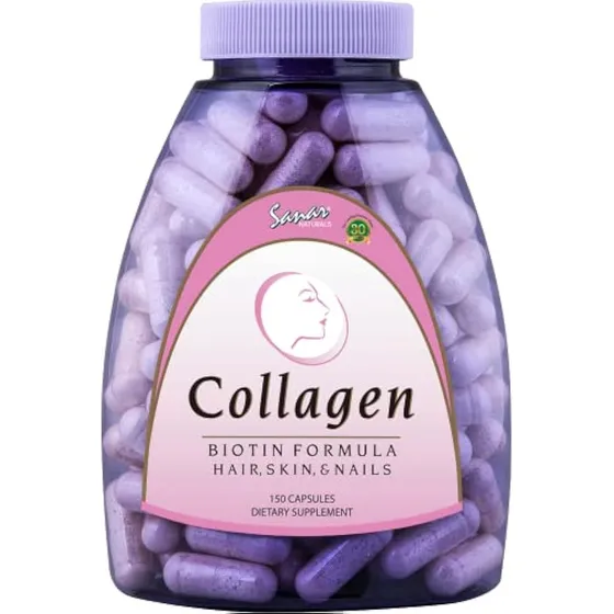 Píldoras De Colágeno Con Biotina, Vitamina C,
