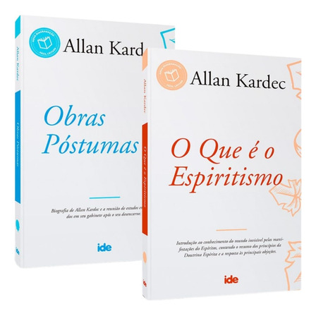 Kit 02 Livros Allan Kardec:obras Póstumas+o Que É O Espiritismo|ide Editora Kit 02 Livros Allan Kardec:obras Póstumas+o Que É O Espiritismo|ide Editora