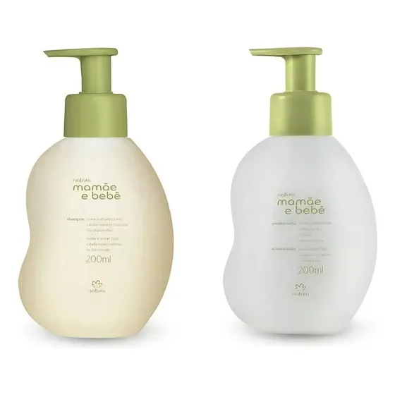 Combo 1 Shampoo + 1 Condicionador Natura Mamãe E Bebê