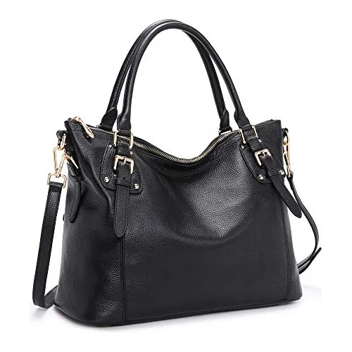 Kattee Mujer Bolso De Cuero Genuino Organizador De 4vktf