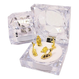 Mini Presépio Natalino De Metal E Cristal Enfeite De Natal Mini Presépio Natalino De Metal E Cristal Enfeite De Natal