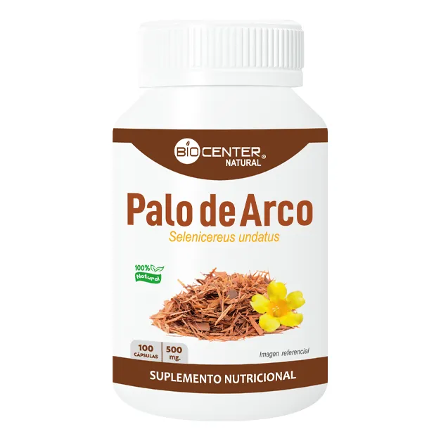 Palo De Arco 500mg Biocenter Natural 100 Capsulas
