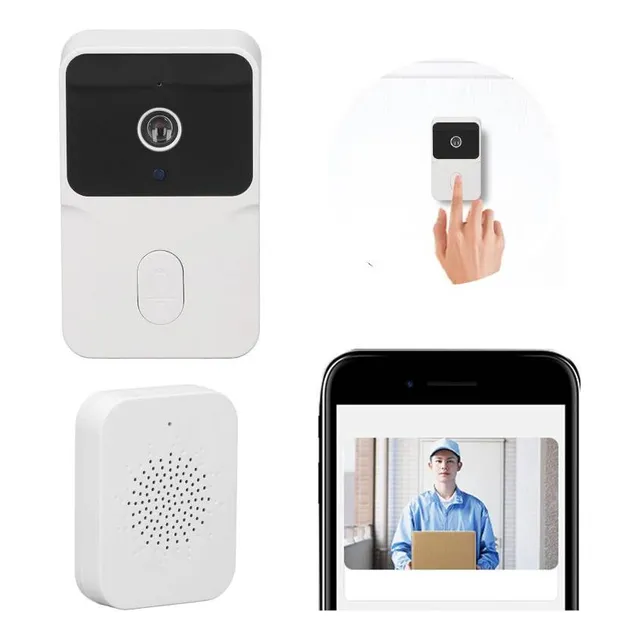 Timbre Inalámbrico Con Cámara Hd Wifi