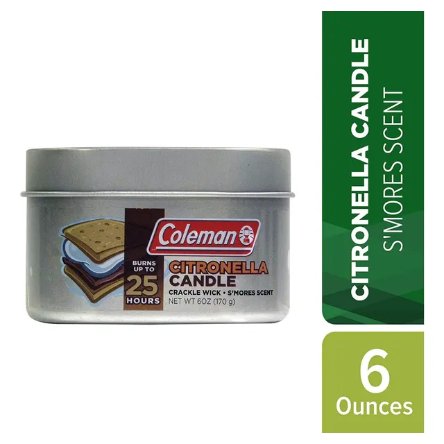 Vela Coleman Perfumada De Citronela Para Exteriores 