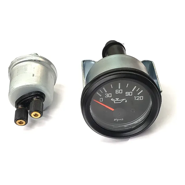 Reloj  Medidor Presion Aceite 24v 52mm 120 Psi Electronico