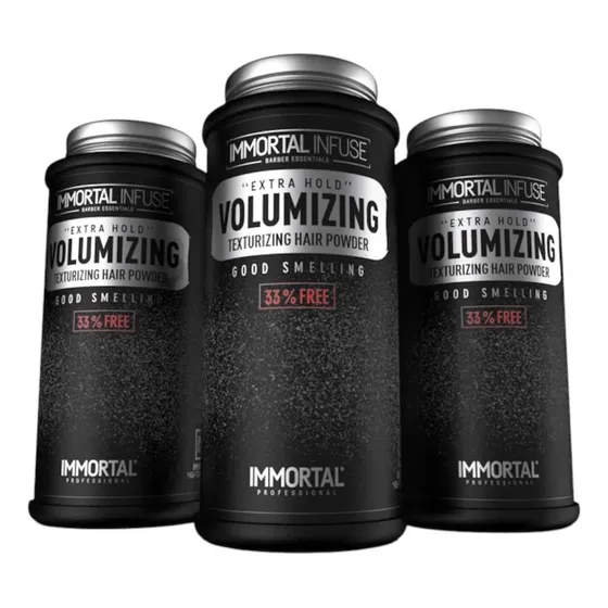 Cera texturizante polvo mate inmortal cabello agrega volumen Immortal Infuse
