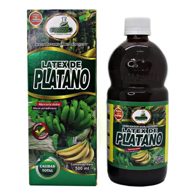 Suplemento Latex De Platano  Expectorante Natural 500ml