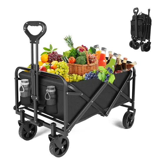 Carro Portátil Plegable Xxl Con Ruedas Para Acampar