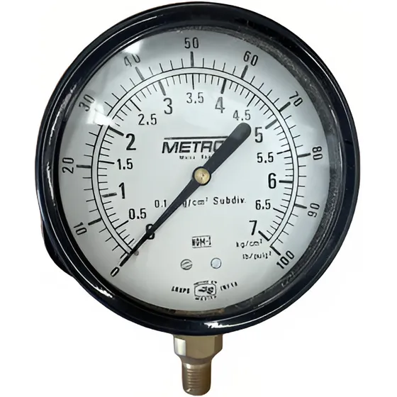 Manómetro Para Aire/gas Metron 0 - 7 Kg/cm2 , 100psi