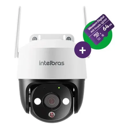 Câmera Inteligente Im7+3mp Com Microsd 64gb Intelbras INTELBRAS por Mega Byte 4.