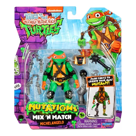 Figura Michelangelo Tmnt Mutations Mix And Match