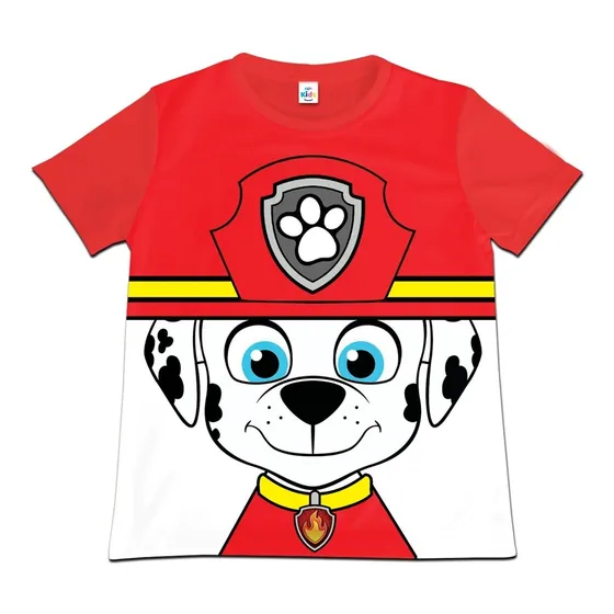 Franela Camisa Niño Paw Patrol Patrulla Canina En Poliester