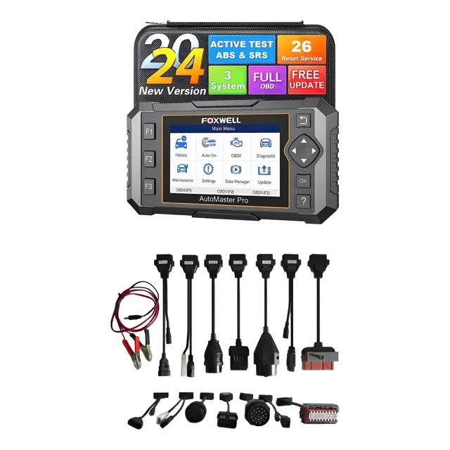 Scanner Automotivo Foxwell Nt650 Português + Cabos + Maleta