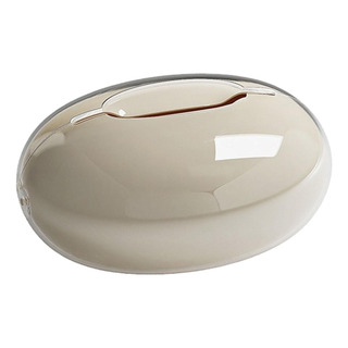 Dispensador De Pañuelos De Diseño Crema De Doble Capa Dispensador De Pañuelos De Diseño Crema De Doble Capa