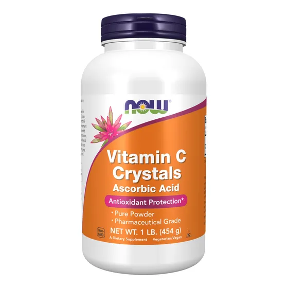 Suplemento Now: Cristales De Vitamina C (ácido Ascórbico) 45