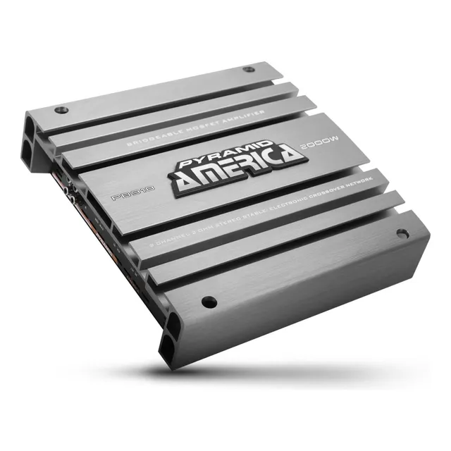 Amplificador Estéreo De Automóvil De 2 Canales Pyramid 2000w