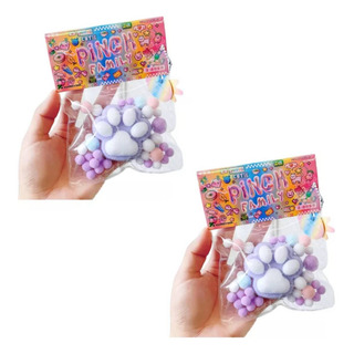 2 Peças De Brinquedo Antistress Toysquishies Toy Soft Cat Em 2 Peças De Brinquedo Antistress Toysquishies Toy Soft Cat Em