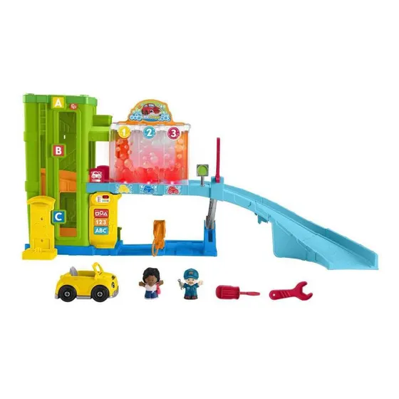Set De Juego Little People Fisher Price Garage De Vehículos