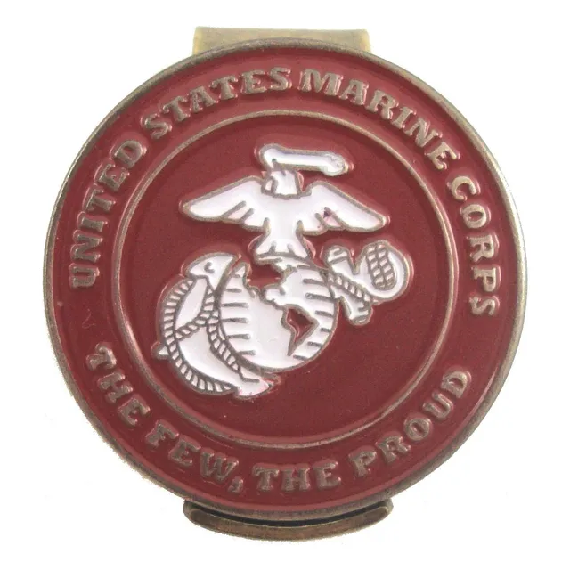 S Marine Sombrero Clip Doble Cara Usmc Marcador Pelota