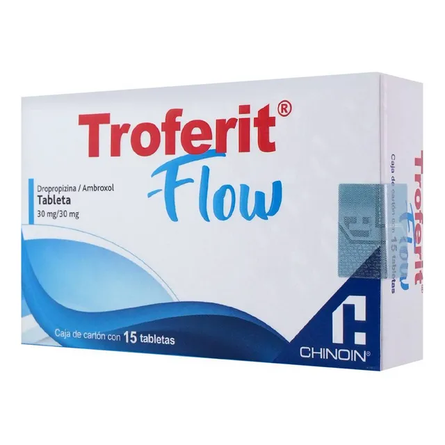 Troferit-flow Tableta 30 Mg/30 Mg, 15 Tabletas
