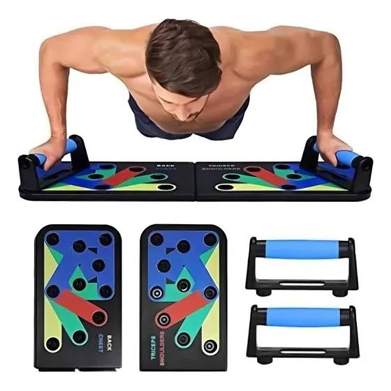 Tabla Soporte Para Lagartijas Con Agarre De Goma - Flexiones